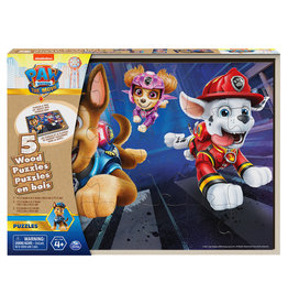 Wood Puzzle 5 in 1 - Paw Patrol