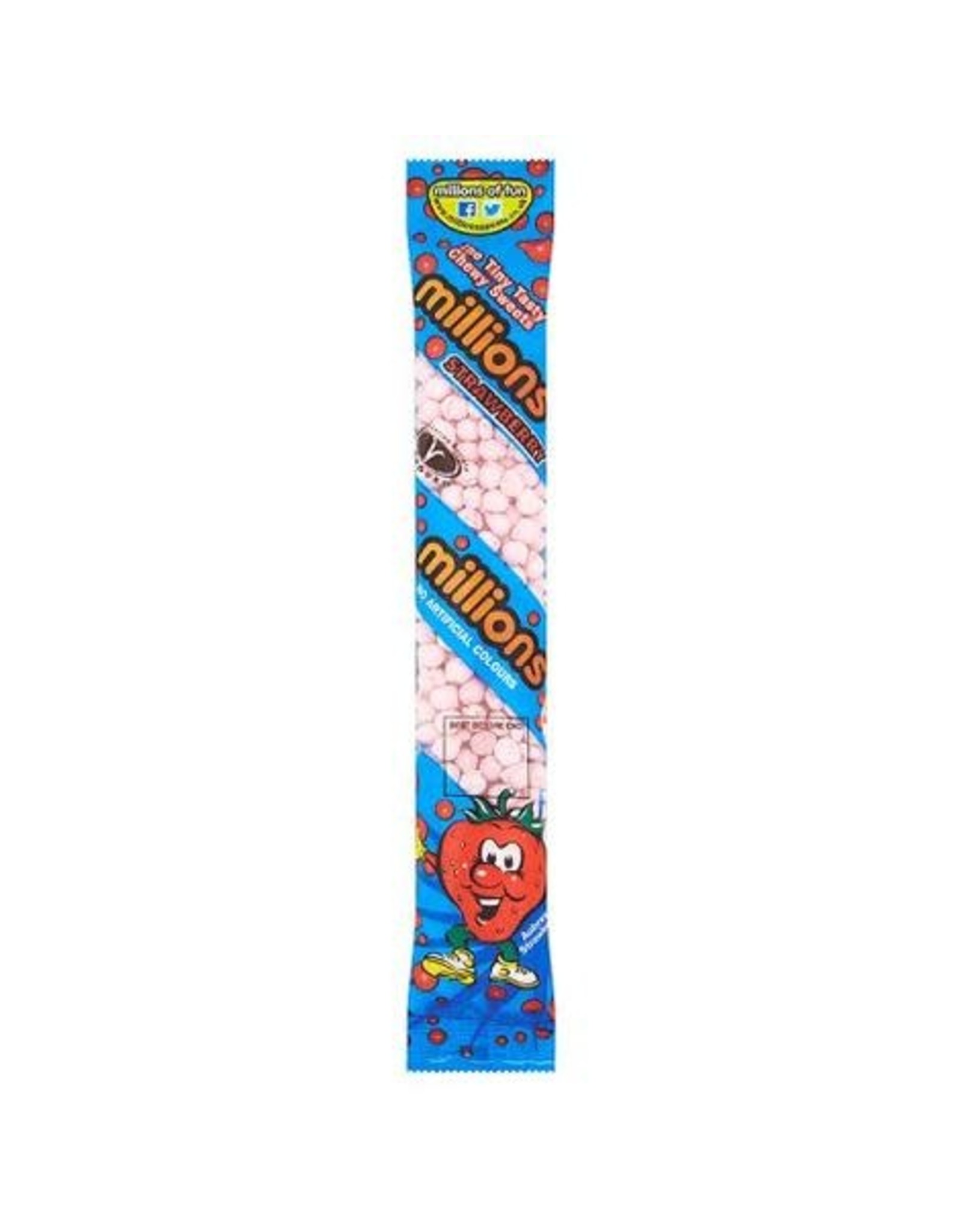 Millions Tube Strawberry (British) CLEARANCE