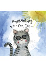 Alex Clark Art Sunshine Cool Cat Birthday Card