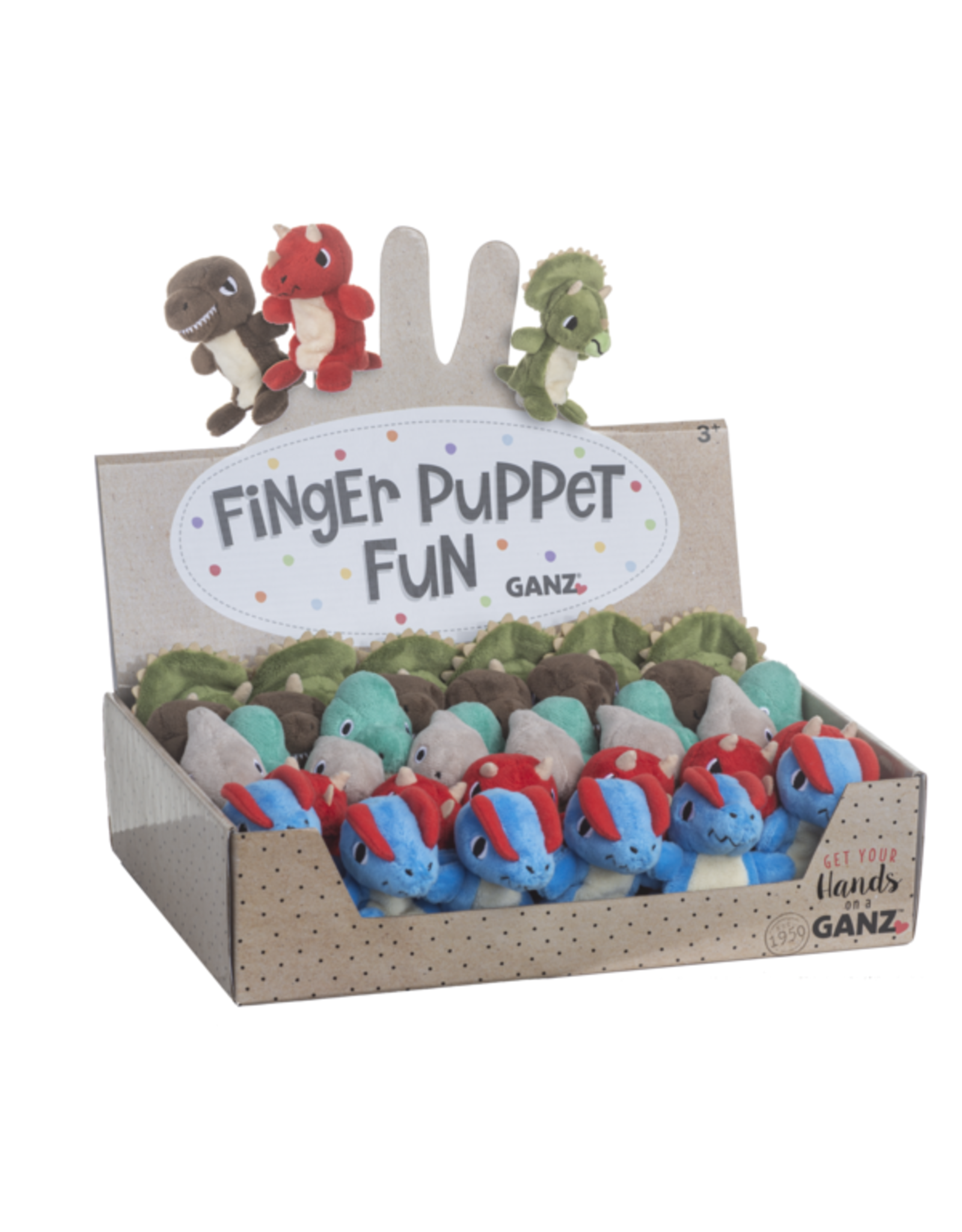 Ganz Dinosaur Finger Puppets Assorted