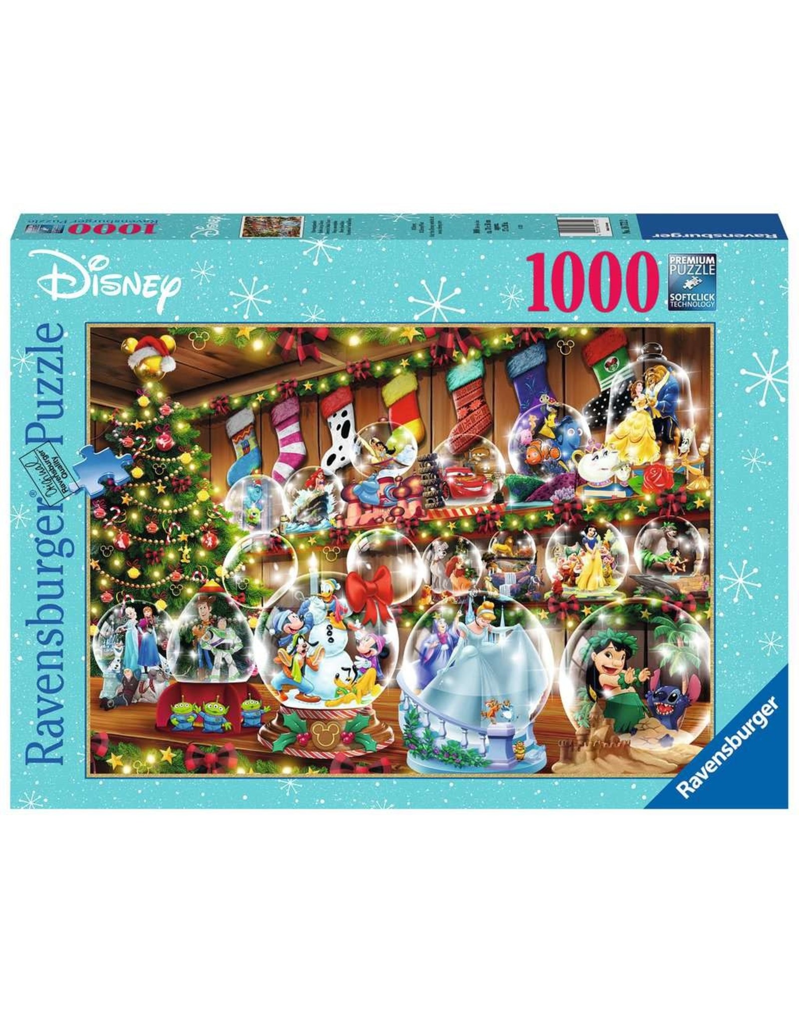 Ravensburger Disney Snow Globes Christmas 1000pc