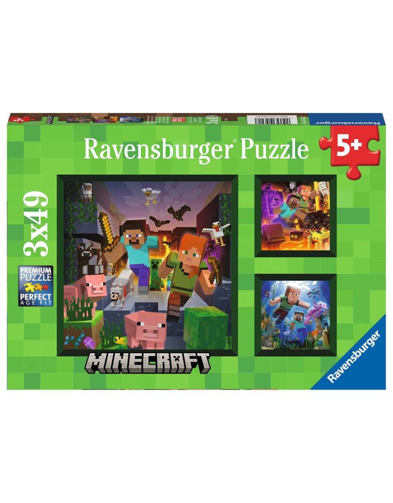 Ravensburger Minecraft Biomes 3x49pc