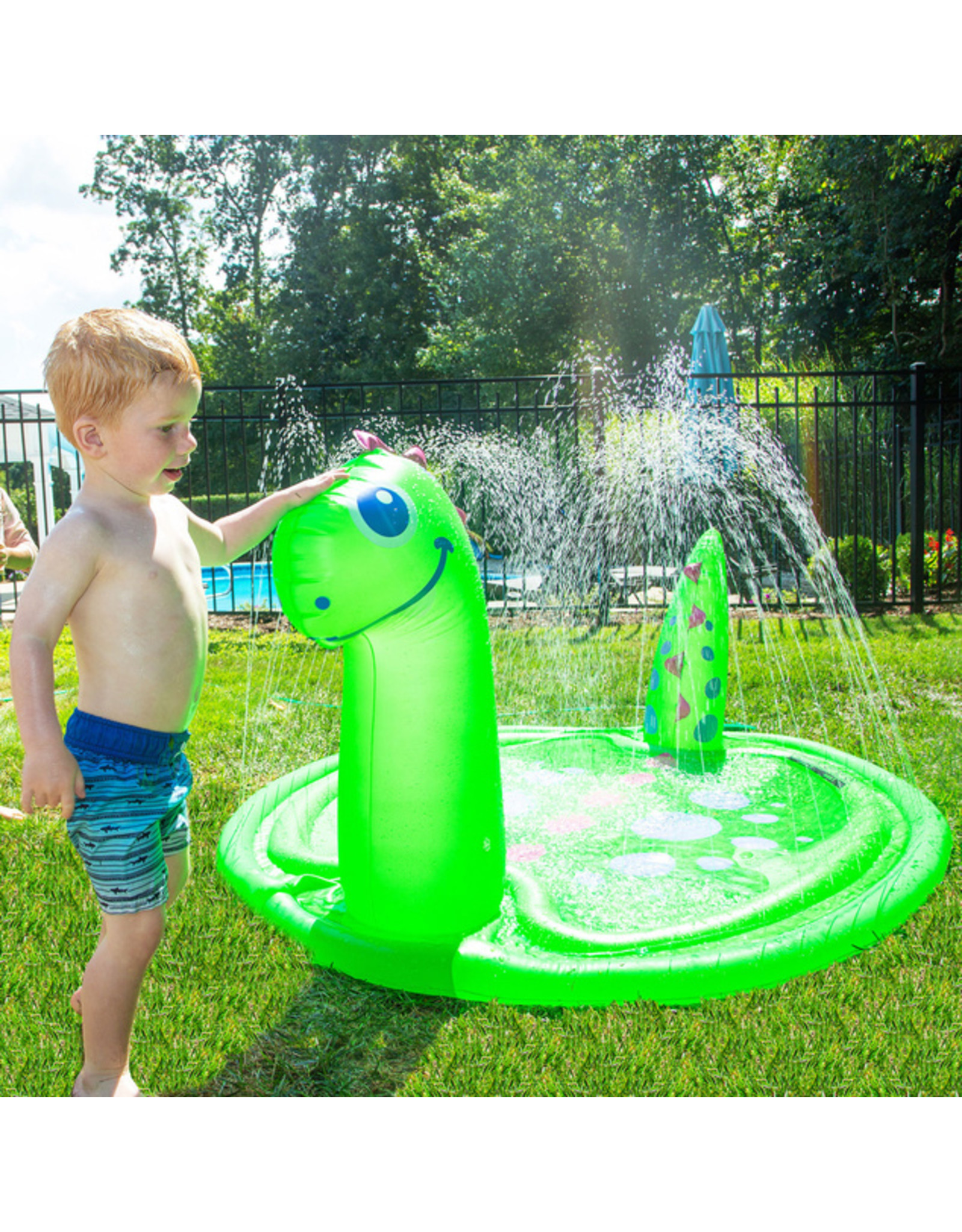 Good Banana Splashy Sprinkler Inflatable - Dino