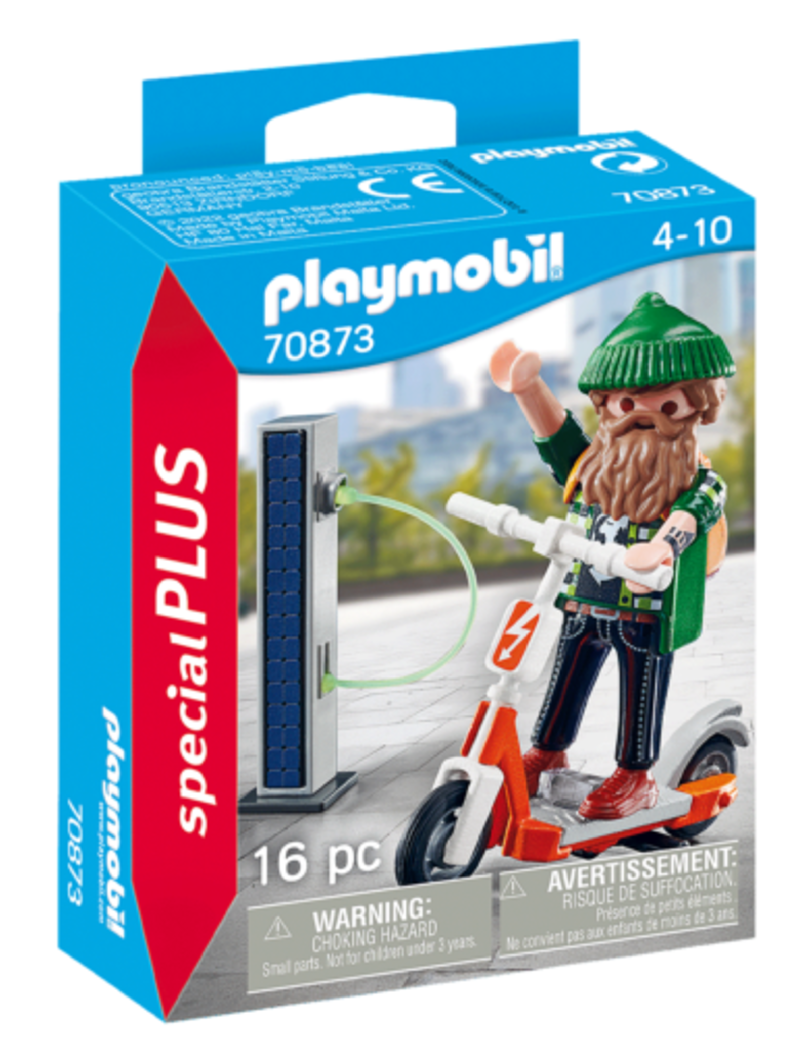 Playmobil Man with E-Scooter