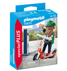 Playmobil Man with E-Scooter