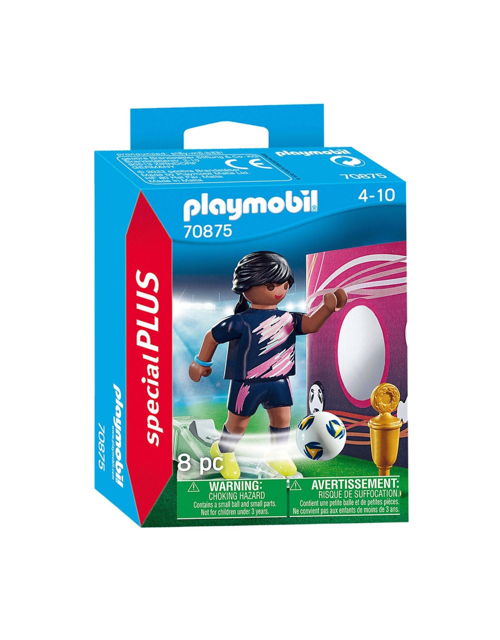 Playmobil Soccer Player with Goal
