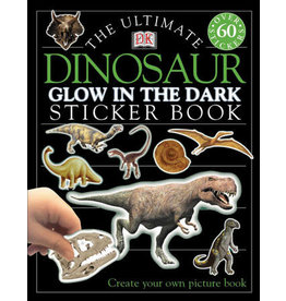 Ultimate Sticker Book: Glow in the Dark: Dinosaur