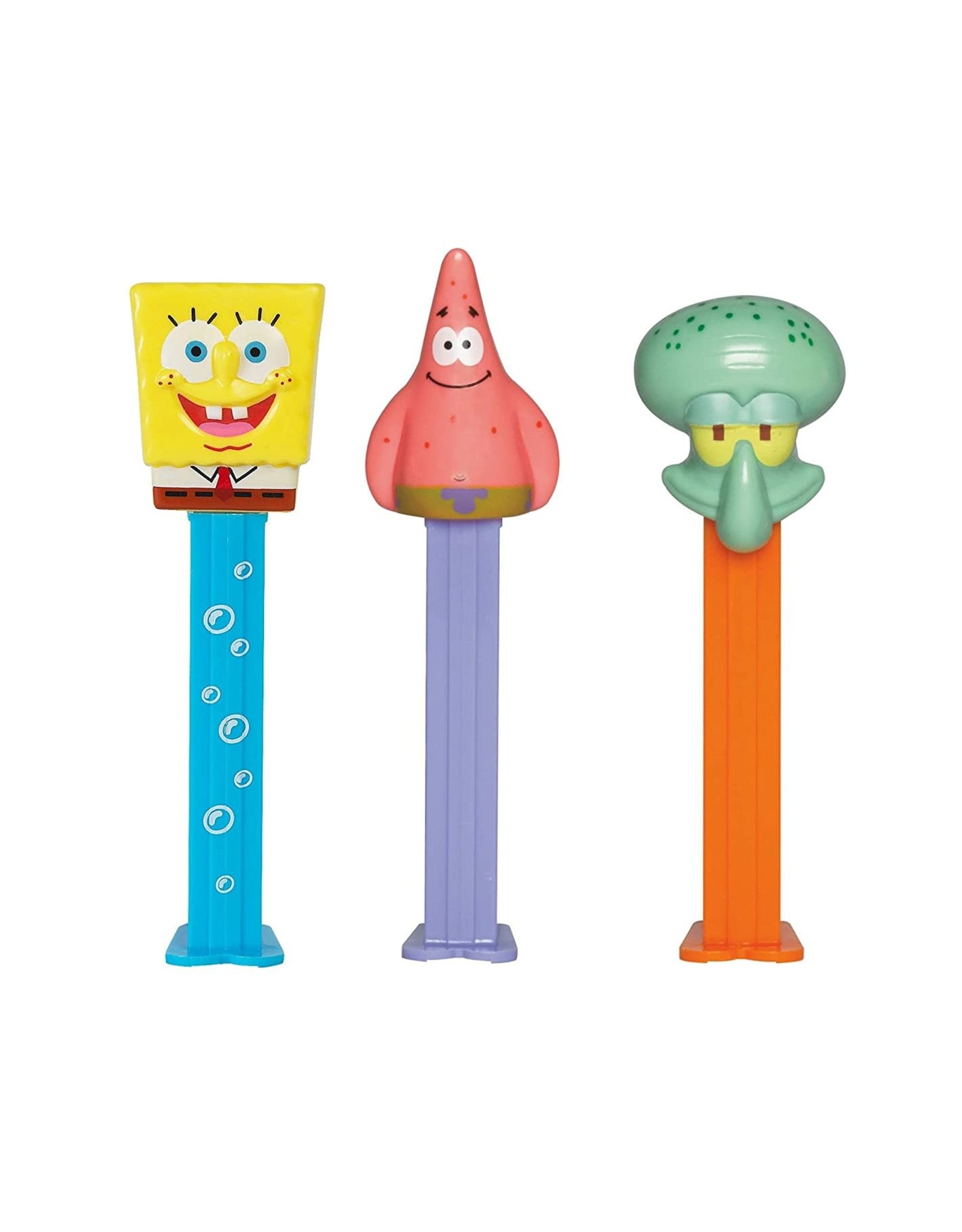 PEZ - Sponge Bob Square Pants Dispensers Complete 6/set with Bob