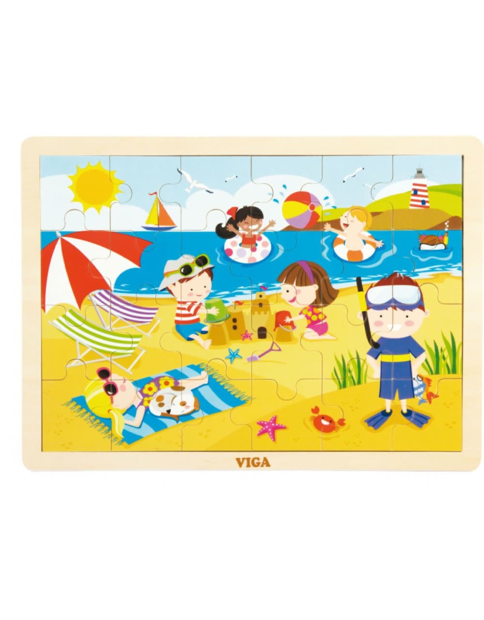 Summer 24pc Wooden Puzzle