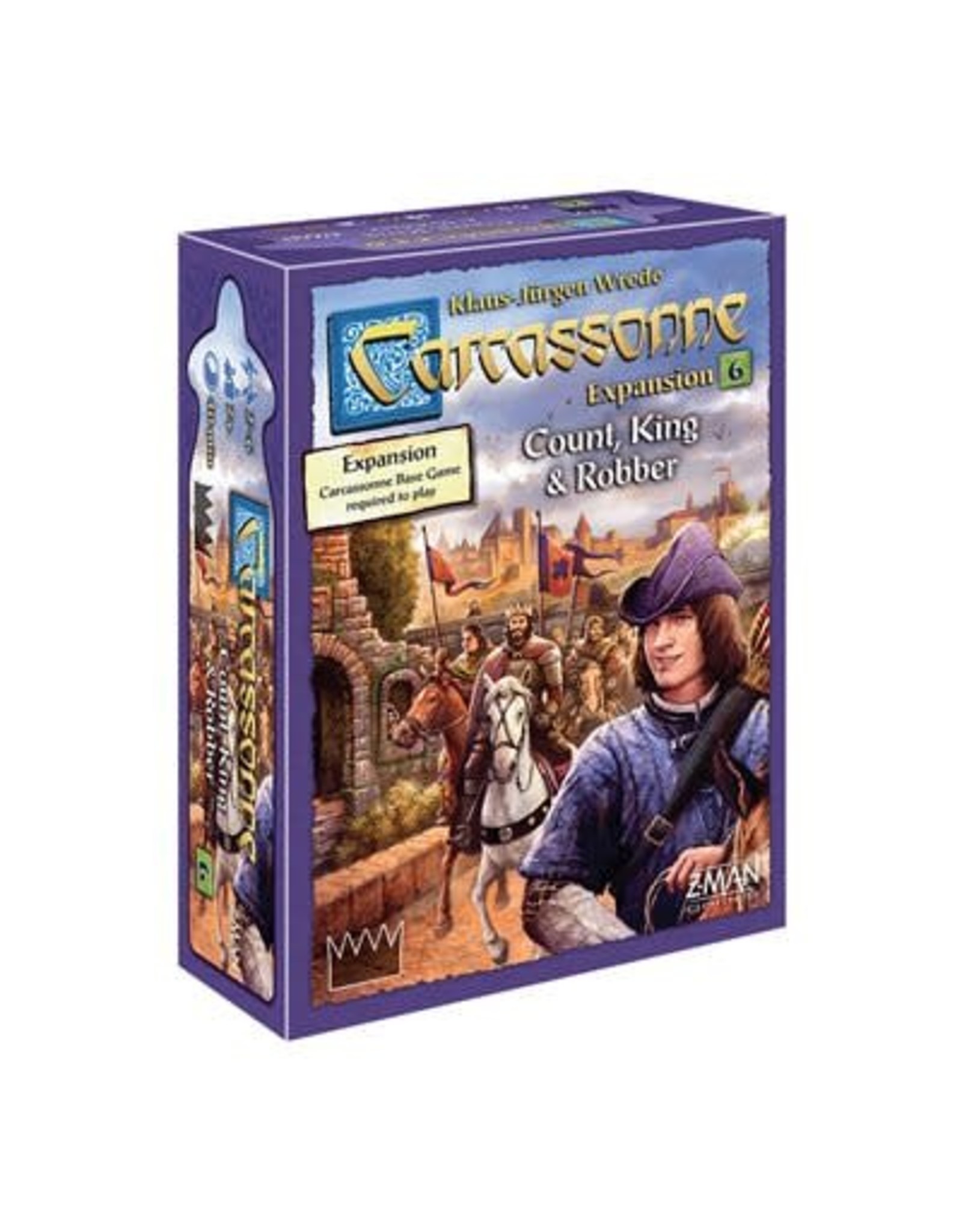 Z Man Games Carcassonne Expansion 6: Count, King & Robber