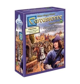 Z Man Games Carcassonne Expansion 6: Count, King & Robber