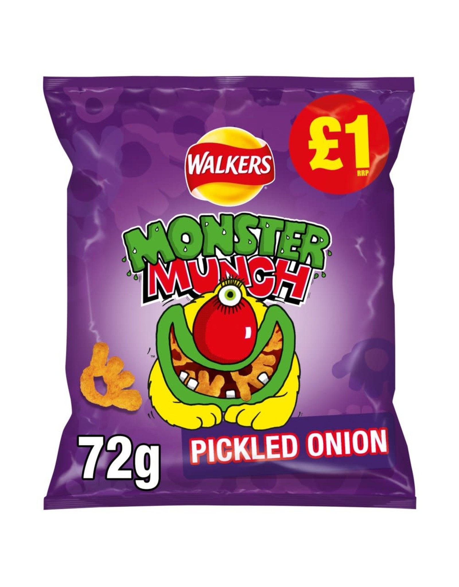 Walkers Walkers Monster Munch Pickled Onion 72g (British)