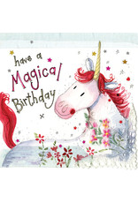 Alex Clark Art Magical Unicorn Birthdy Card