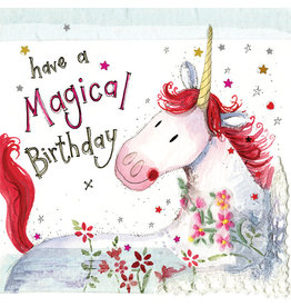 Alex Clark Art Magical Unicorn Birthdy Card