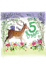 Alex Clark Art 5 Year Old Woodland Birthday Card