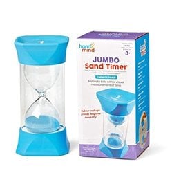 hand2mind Jumbo 1 Minute Sand Timer