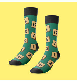 Main & Local Scrabble Pride Socks