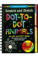 Peter Pauper Press Dot-to-Dot Animals Scratch and Sketch