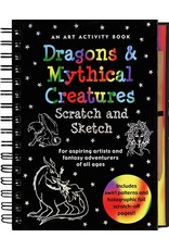 Peter Pauper Press Dragons & Mythical Creatures Scratch and Sketch