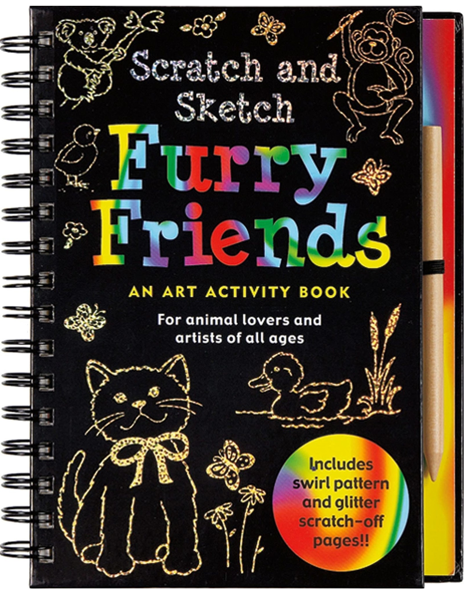 Peter Pauper Press Furry Friends Scratch and Sketch