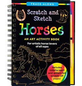 Peter Pauper Press Horses Scratch and Sketch