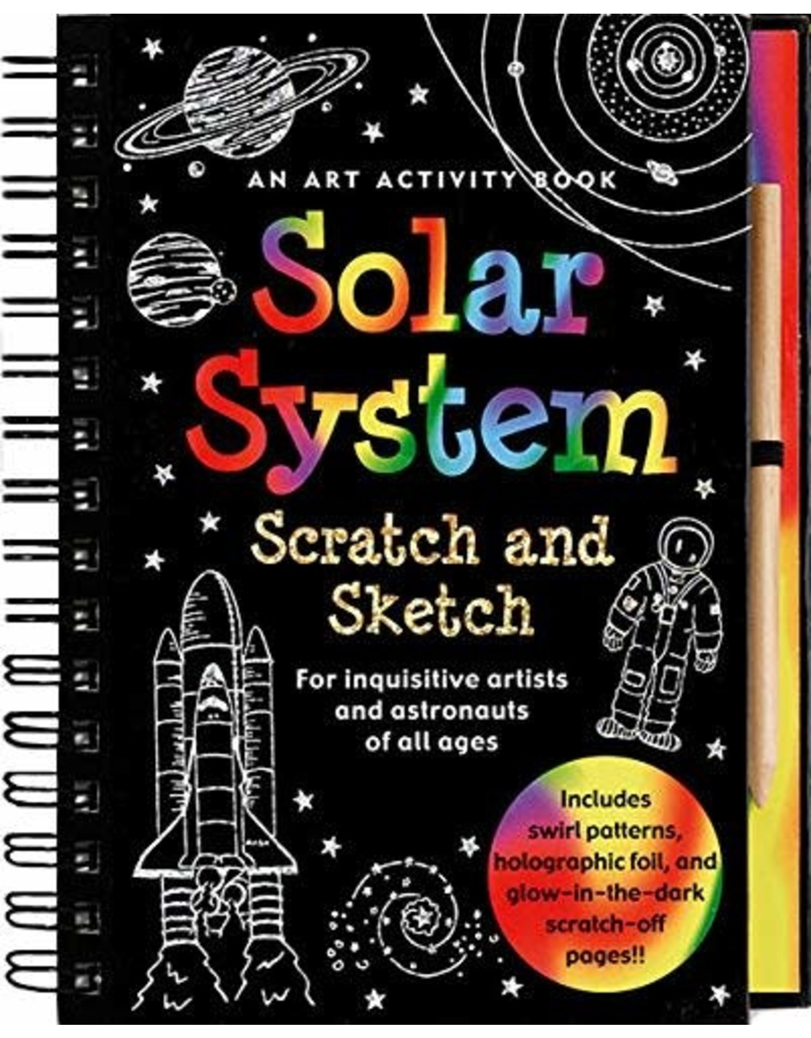 Peter Pauper Press Solar System Scratch and Sketch