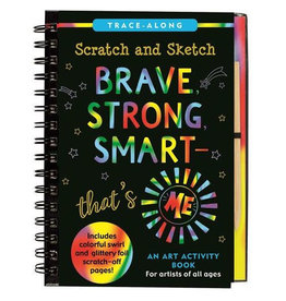 Peter Pauper Press Brave, Strong, Smart - That's Me! Scratch and Sketch