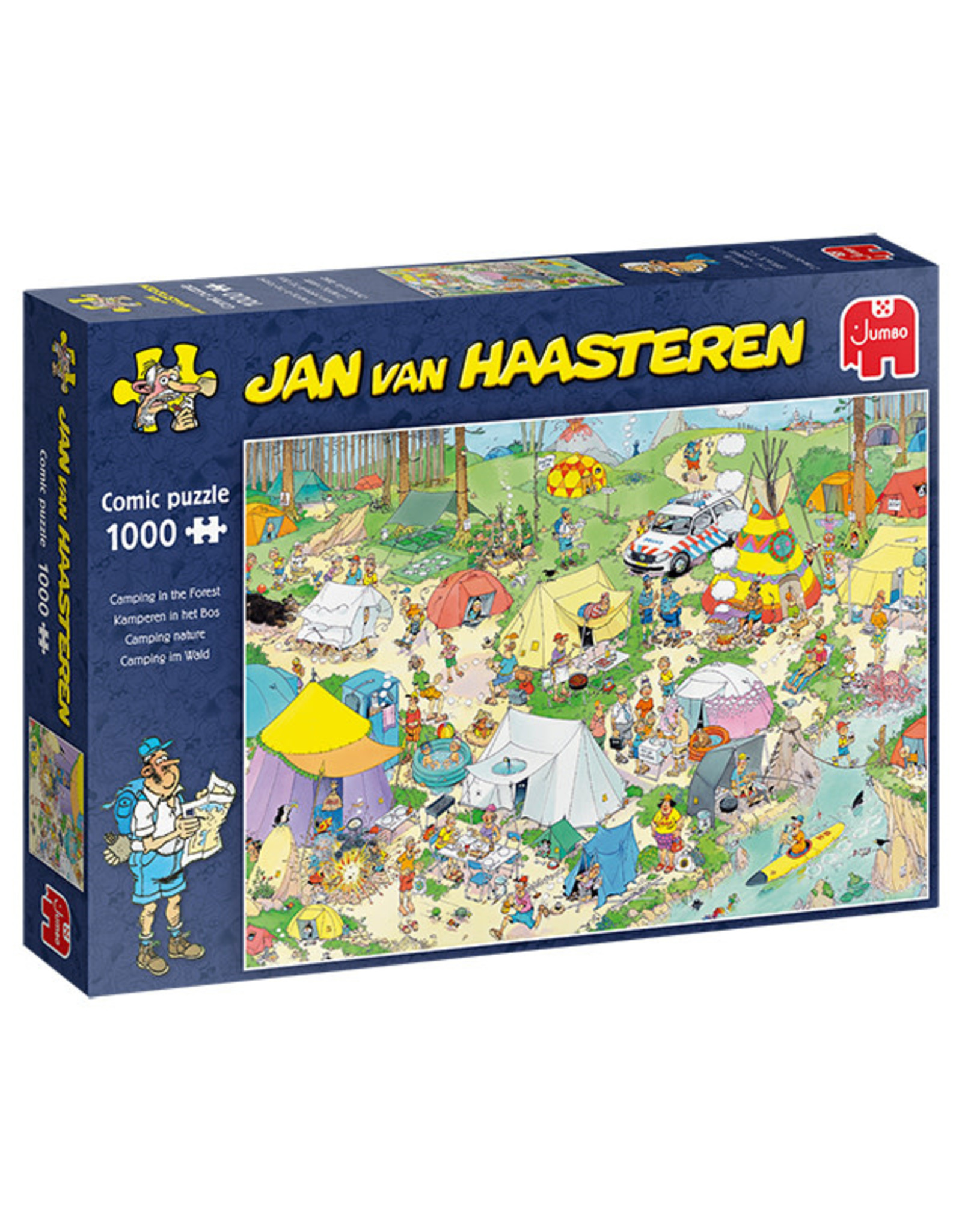 Jumbo Camping in the Forest, Jan van Haasteren 1000pc