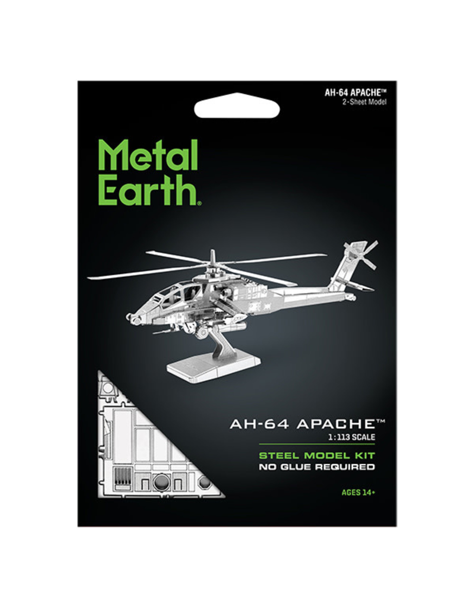 Metal Earth AH-64 Apache