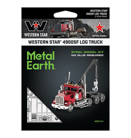 Metal Earth Western Star 4900 Log Truck