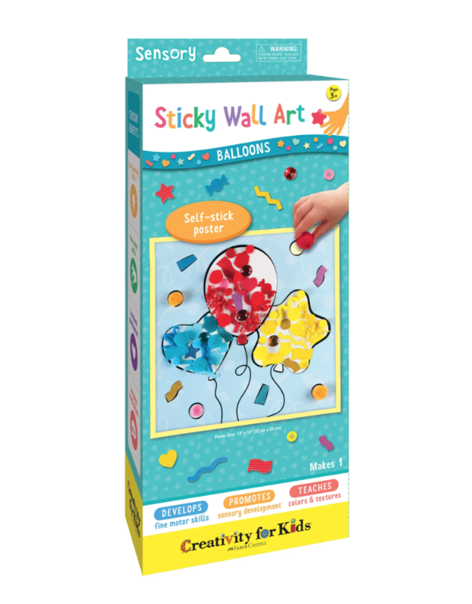 Creativity For Kids Sensory Activities: Sticky Wall Art - Balloons