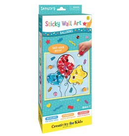 Creativity For Kids Sensory Activities: Sticky Wall Art - Balloons