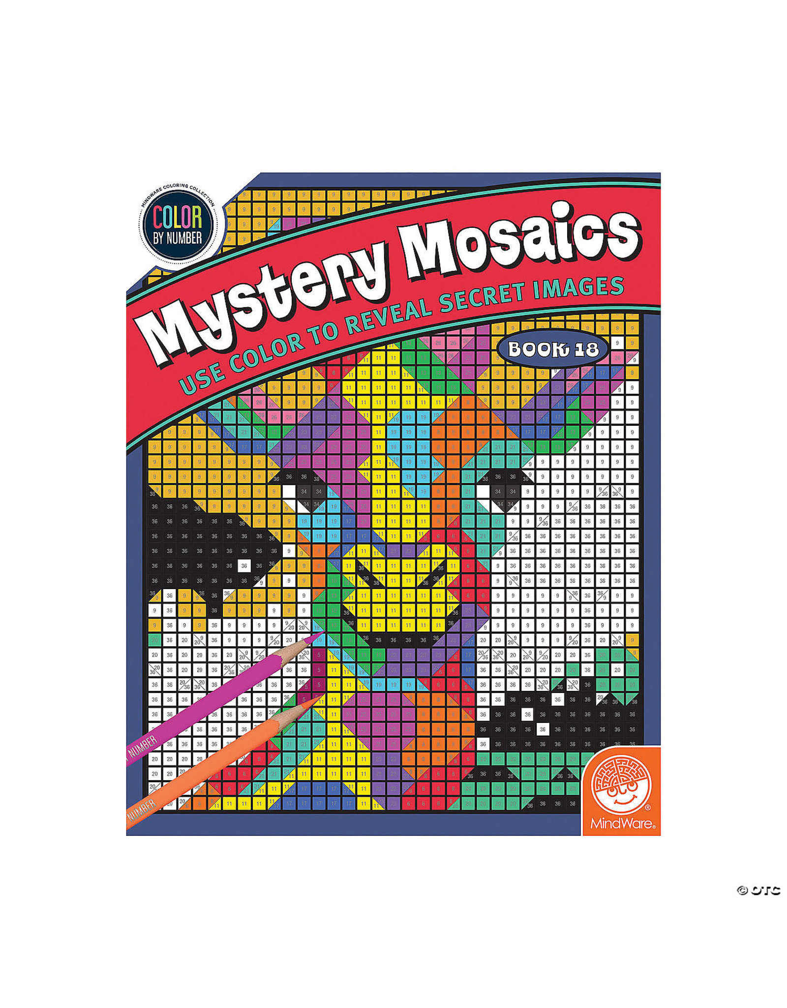 Mindware Mystery Mosaics Color By Number: Book 18