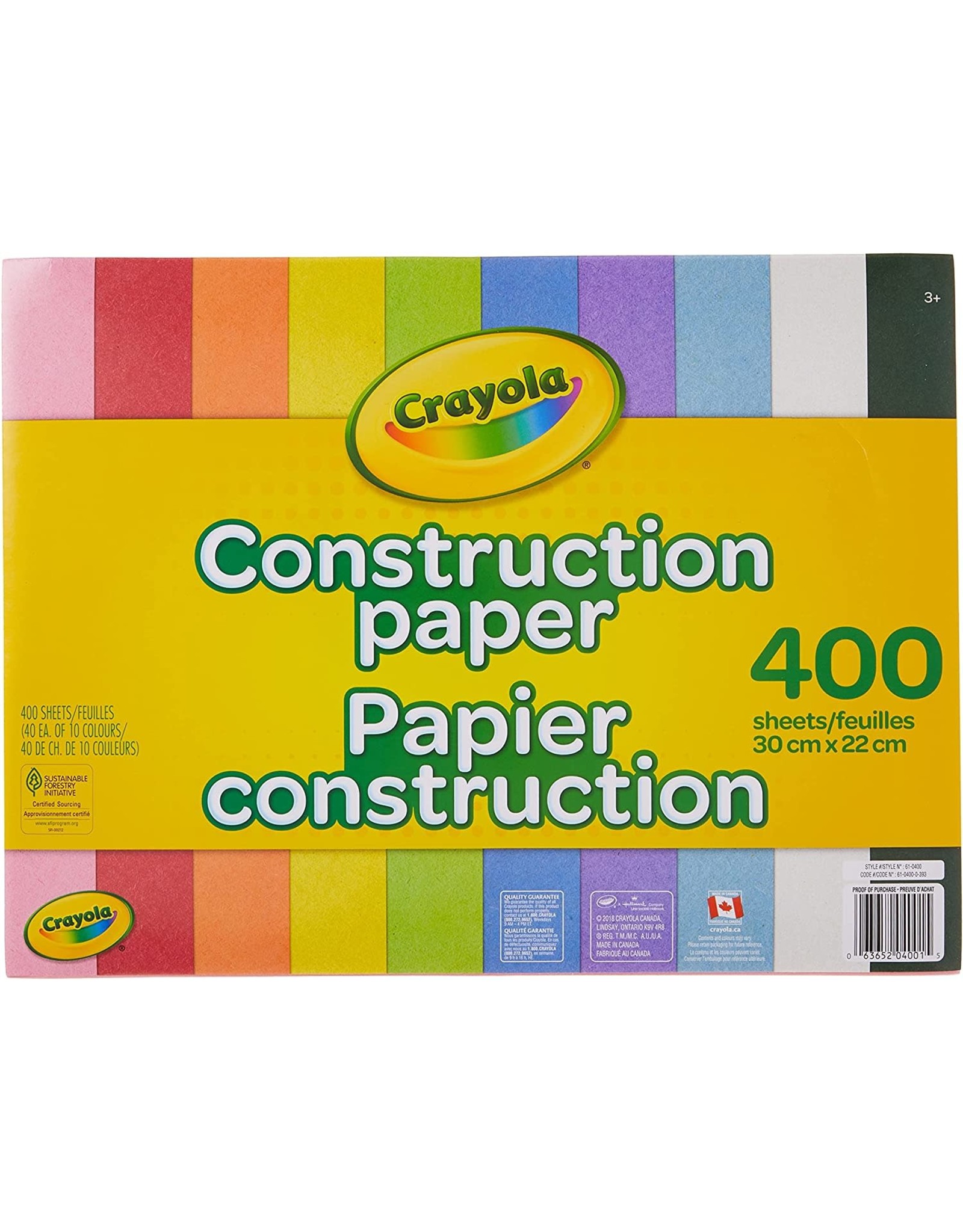 Crayola Construction Paper Pad - 400 Pages