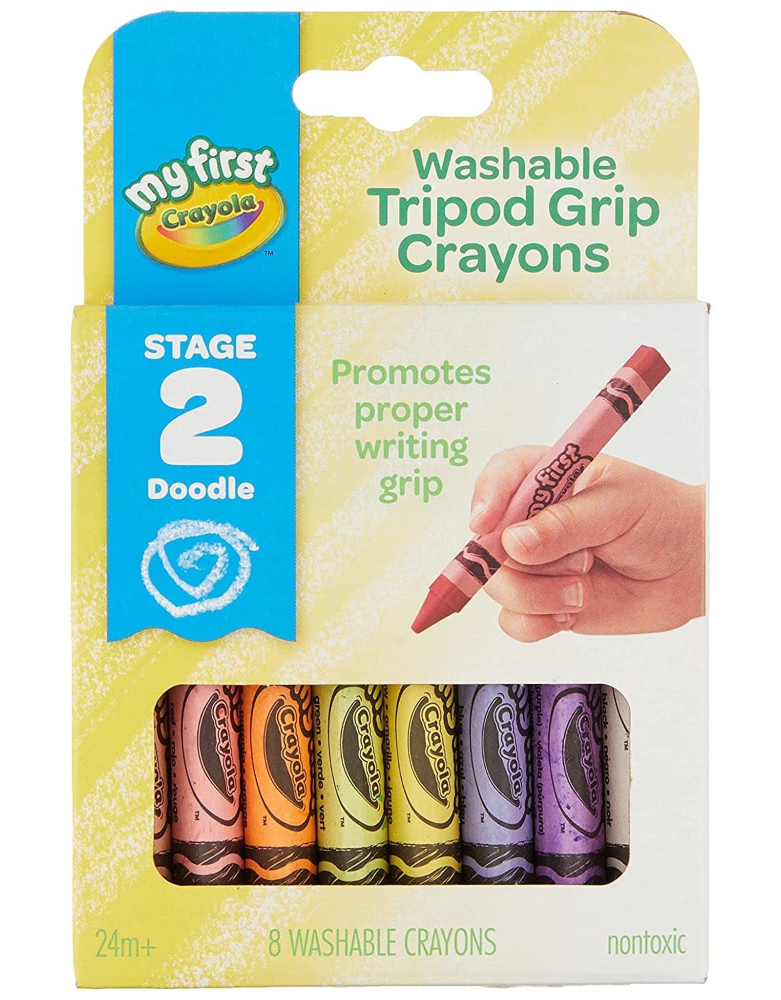 Crayola Crayola Washable Tripod Grip Crayons