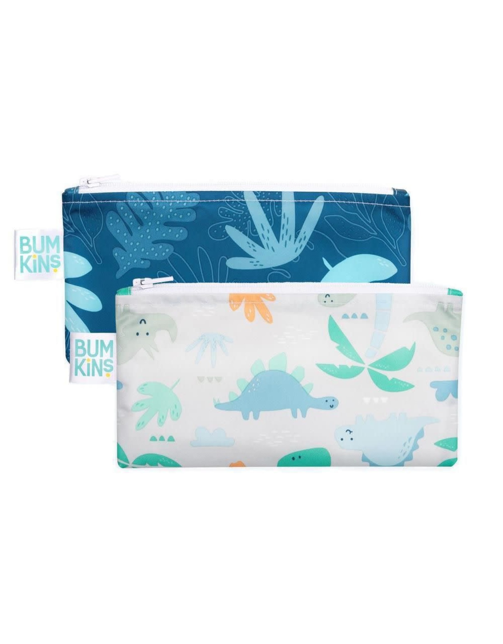 Reusable Snack Bag 2PK Small - Blue Tropics