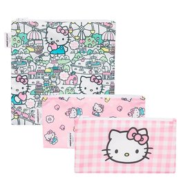 Reusable Snack Bag - Hello Kitty - 3pk