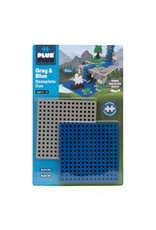 Plus-Plus Plus-Plus: Baseplate Duo - Blue/Grey