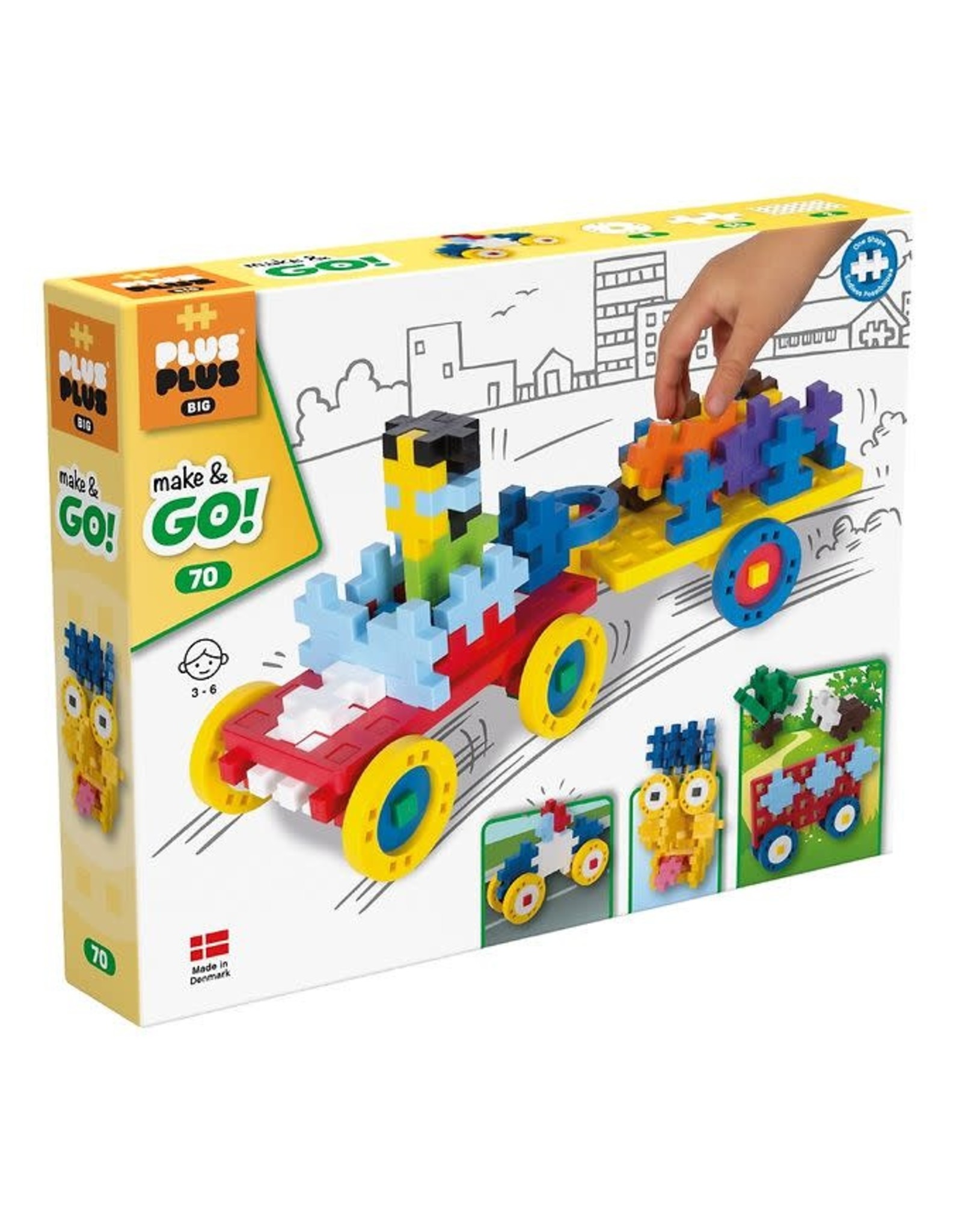 Plus-Plus Plus-Plus BIG: Make & Go! 46pcs