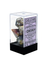 Festive Dice: 7Pc Carousel/White