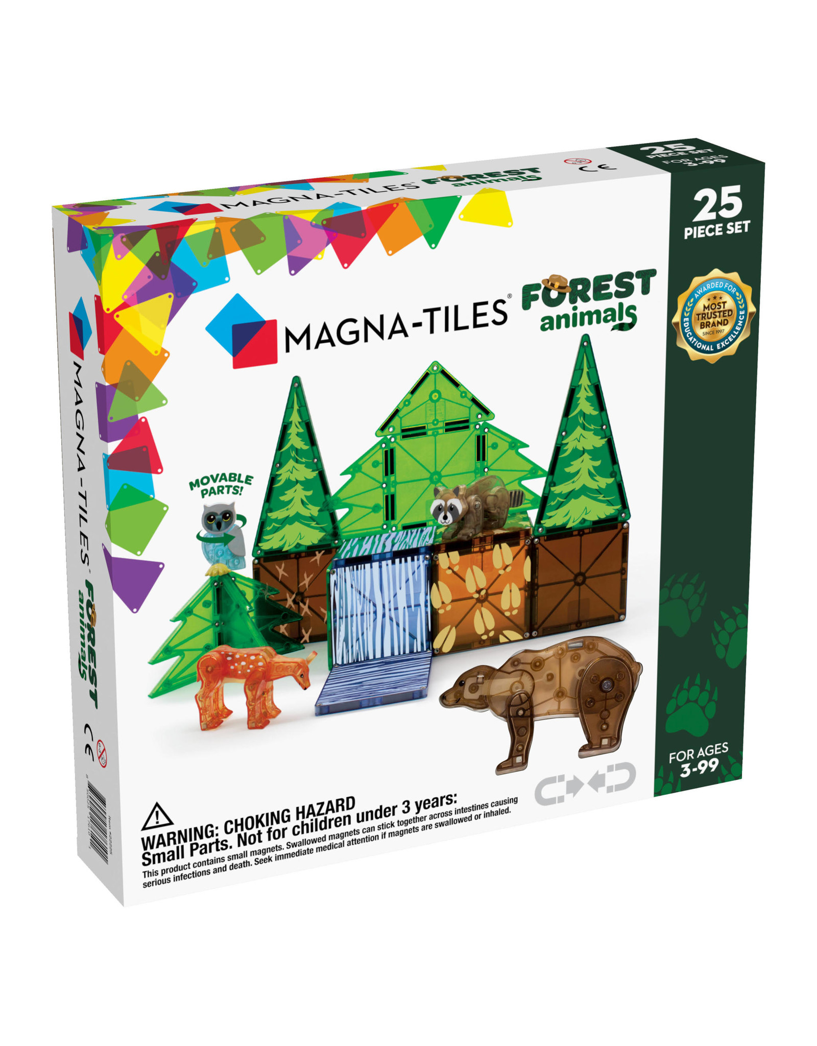 Magna-Tiles Magna-Tiles Forest Animals 25-Piece Set