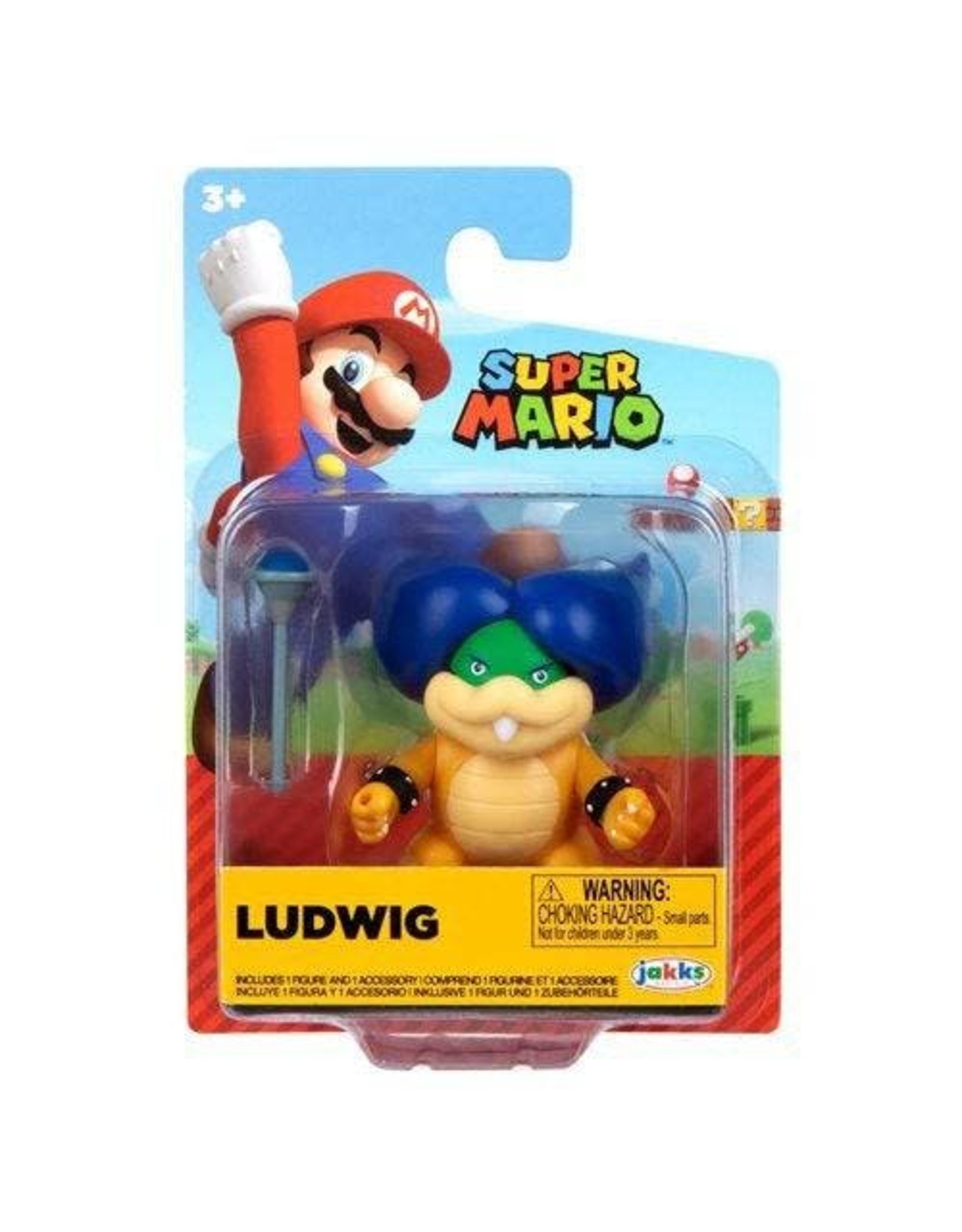 4" Super Mario Figure - Ludwig with Magic Wand