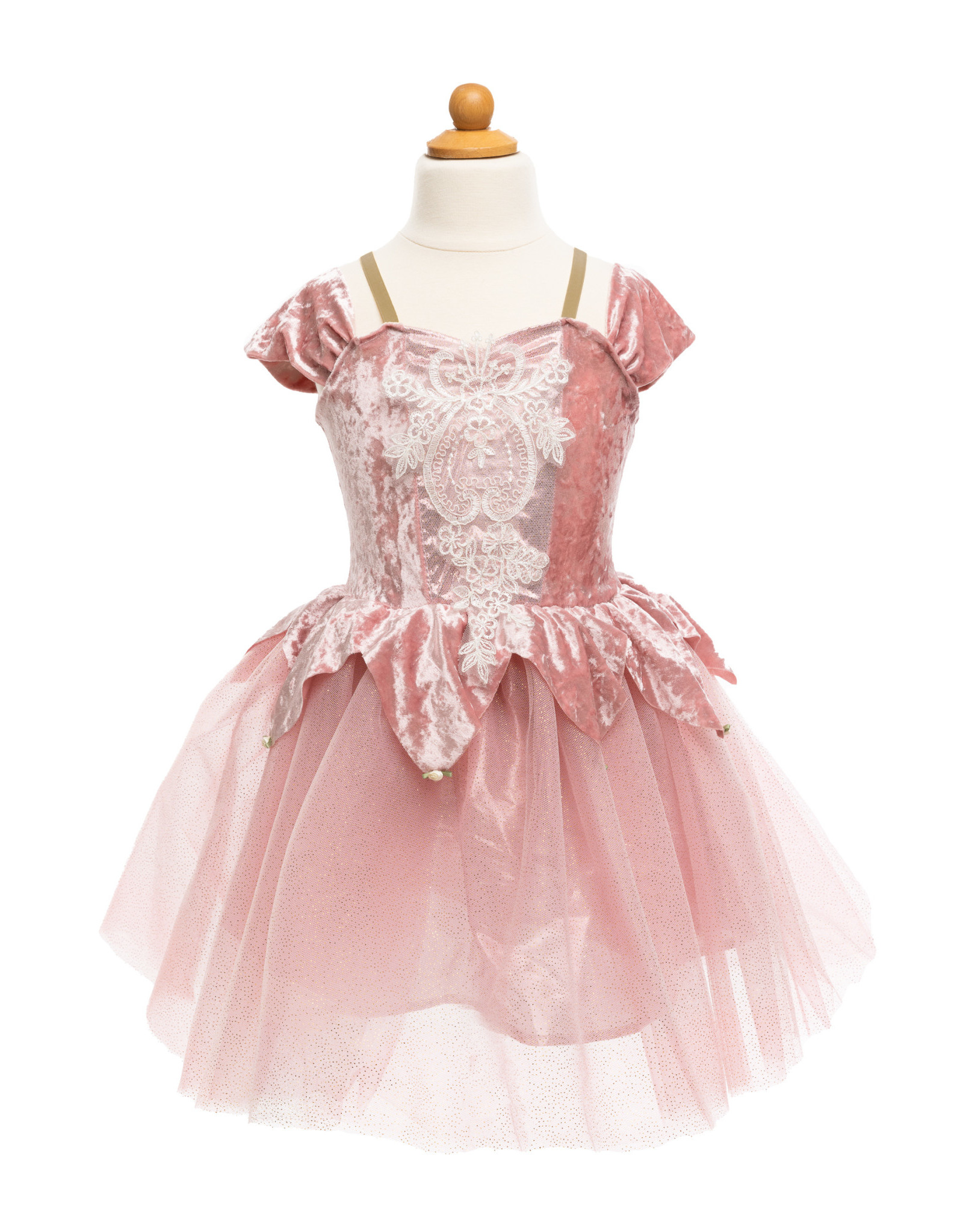 Great Pretenders Dusty Rose Holiday Ballerina Dress, Size 7/8