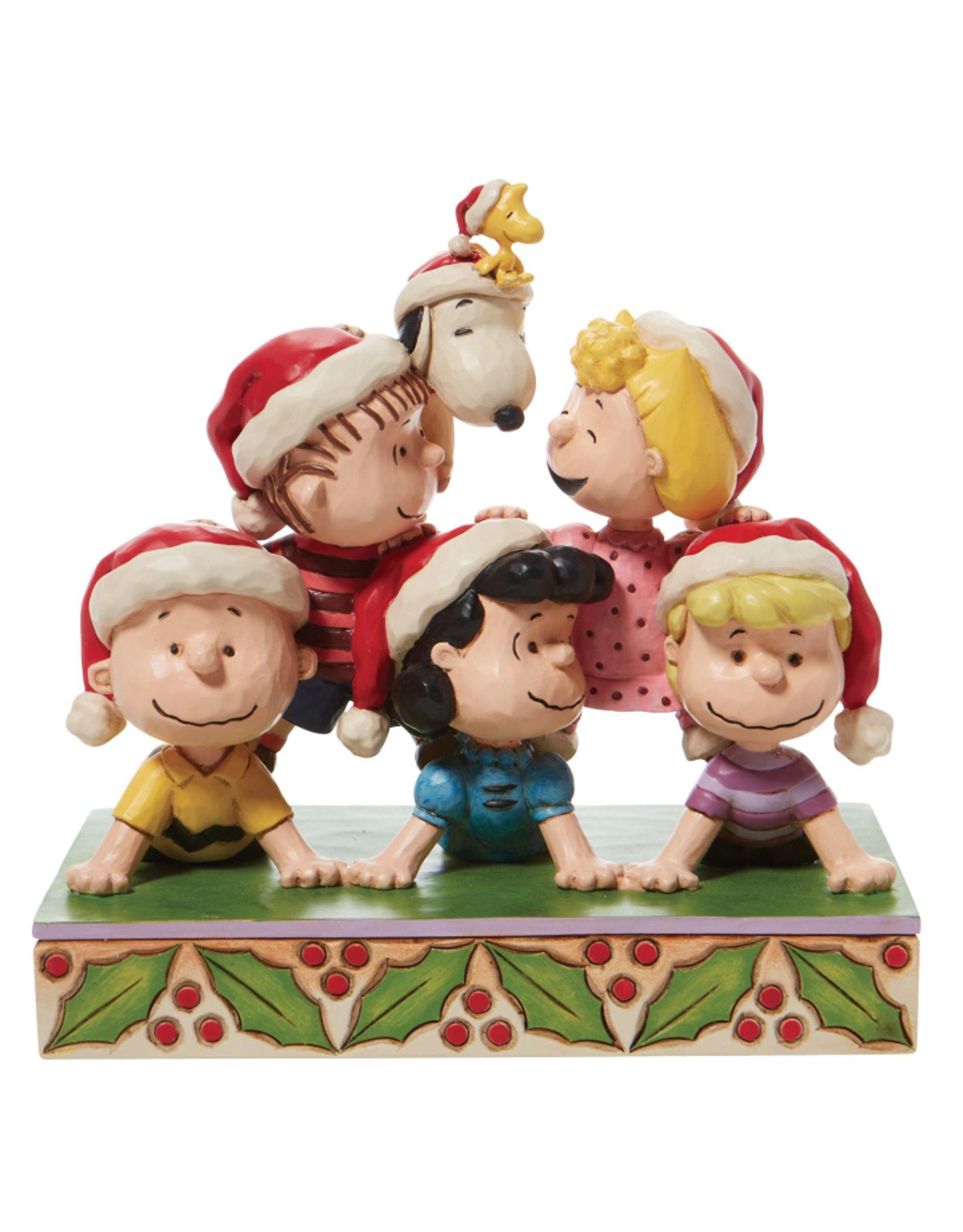 Jim Shore Peanuts Holiday Pyramid