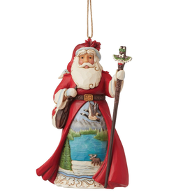 Jim Shore Canadian Santa Ornament