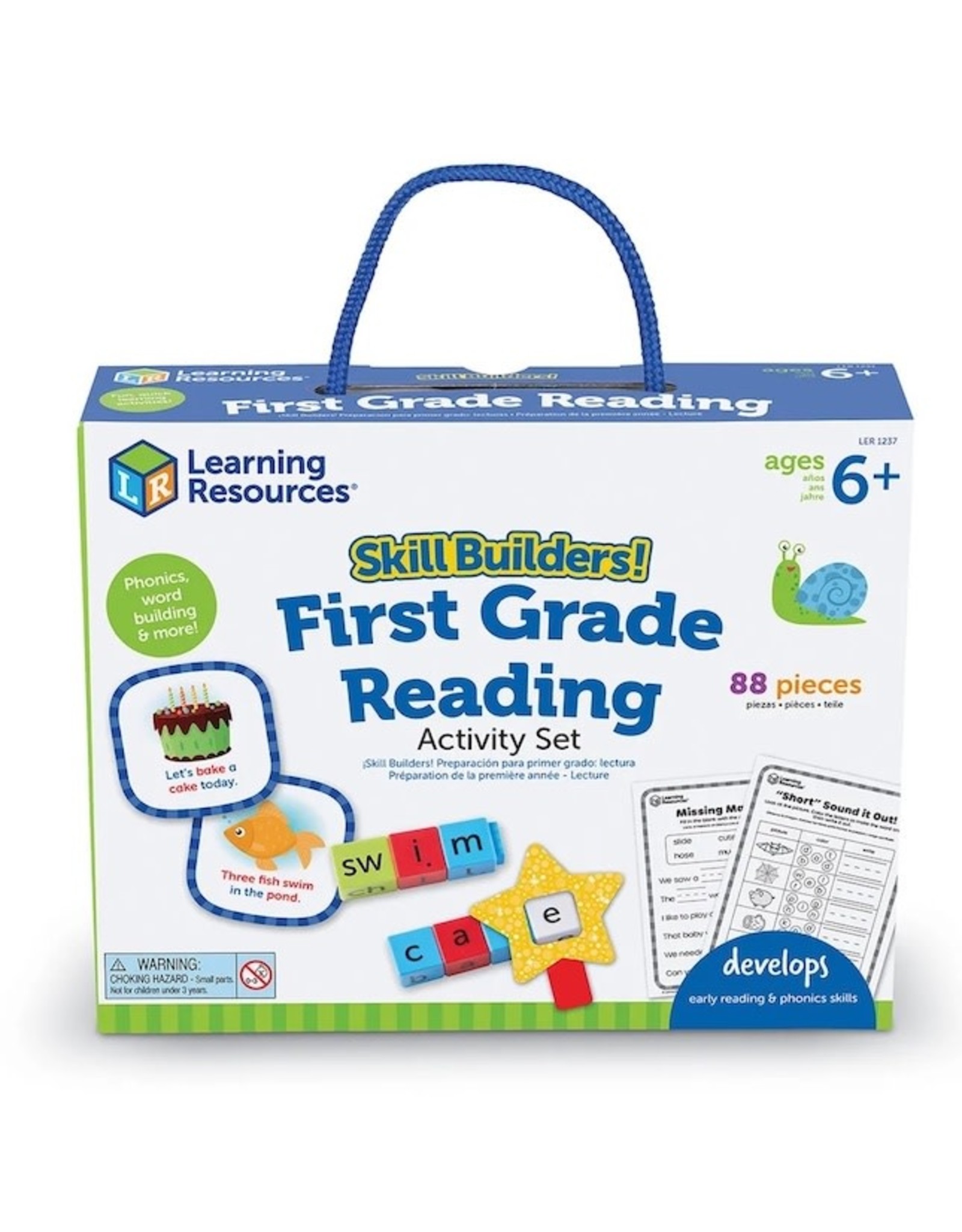 Learning Resources Skill Builders!: First Grade Reading Activity Set