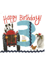 Alex Clark Art 3 Year Old Farm Birthday Card
