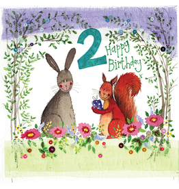 Alex Clark Art 2 Year Old Woodland Birthday Card