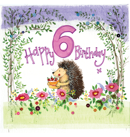 Alex Clark Art 6 Year Old Woodland Birthday Card