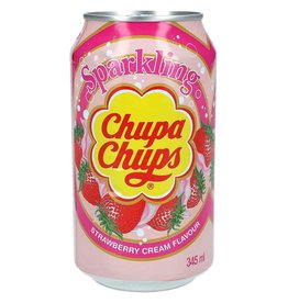 Chupa Chups Sparkling Strawberry & Cream Flavour